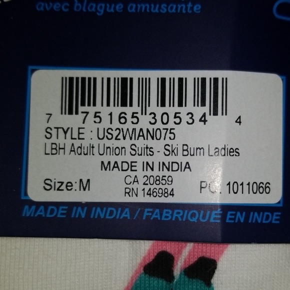 Hatley Union Suit Adult M Lodge Little Blue House - Picture 8 of 8